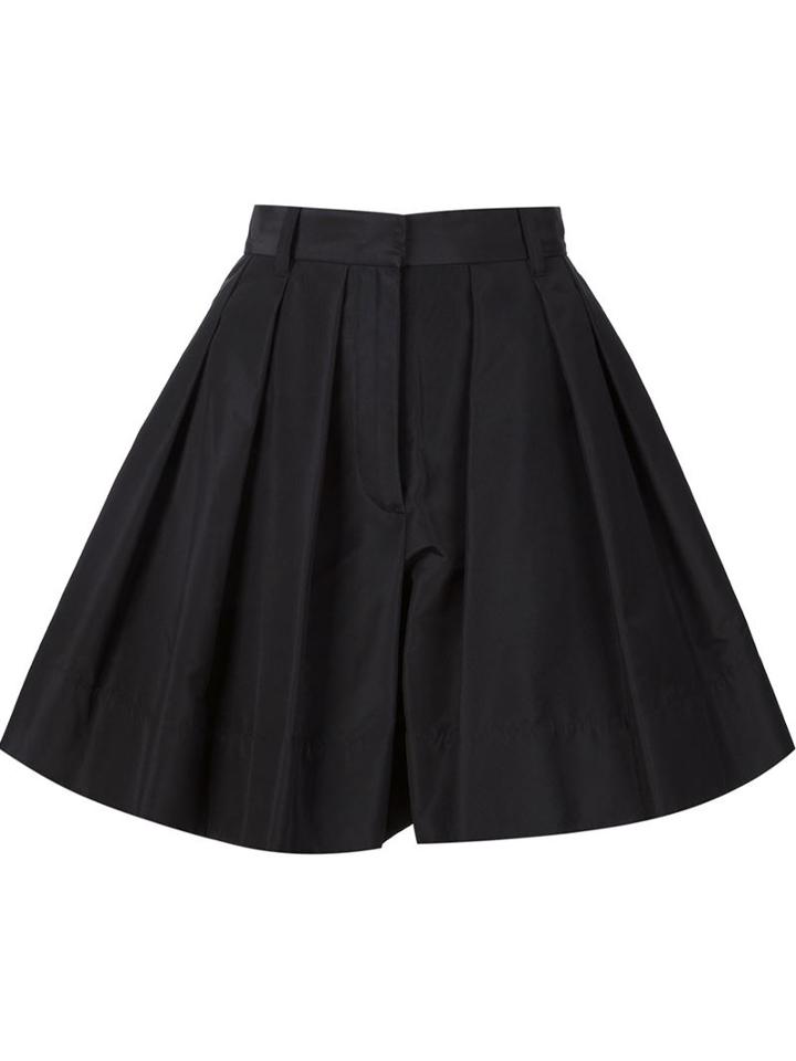 Vera Wang Pleated Voluminous Skorts