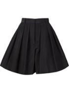 Vera Wang Pleated Voluminous Skorts