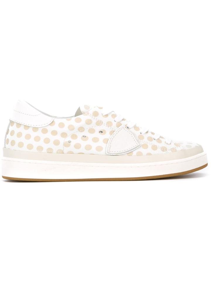 Philippe Model Polka Dot Print Sneakers