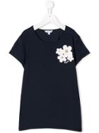 Little Marc Jacobs Teen Daisy Print T-shirt - Blue