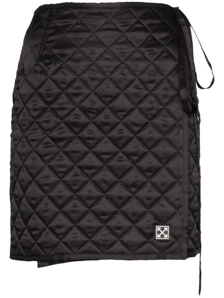 Off-white Quilted Mini-skirt - Black