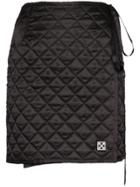 Off-white Quilted Mini-skirt - Black
