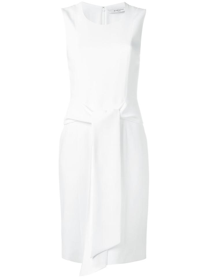 Givenchy - Draped Trim Shift Dress - Women - Silk/spandex/elastane/acetate/viscose - 38, Women's, White, Silk/spandex/elastane/acetate/viscose