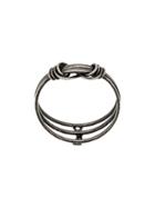 Saint Laurent Knot Design Bracelet - Metallic