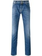 Denim Straight-leg Jeans - Men - Cotton/spandex/elastane - 34, Blue, Cotton/spandex/elastane, Jacob Cohen