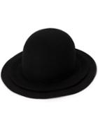 Yohji Yamamoto Wide Brim Hat - Black