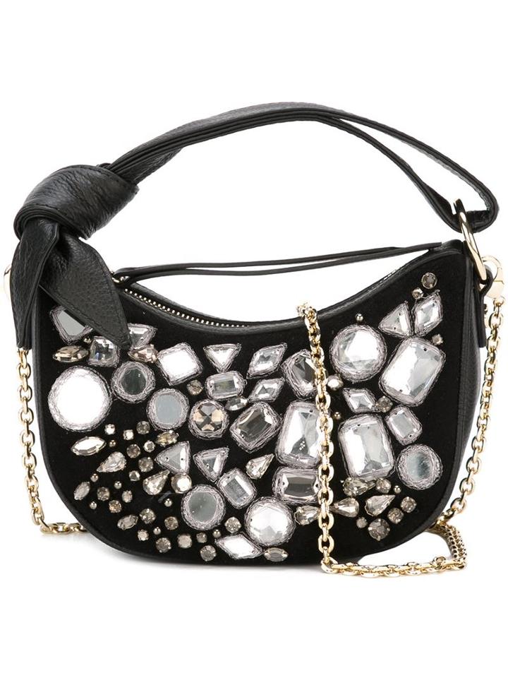 Borbonese Embellished Mini Shoulder Bag