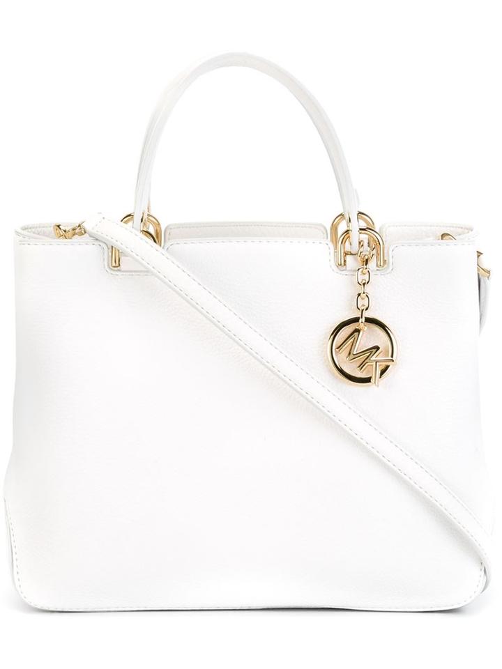 Michael Michael Kors Medium 'anabelle' Tote, Women's, White, Leather