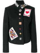 Dolce & Gabbana Fitted Embellished Jacket - Black