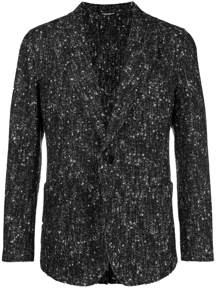 Dolce & Gabbana Knit Blazer - Black
