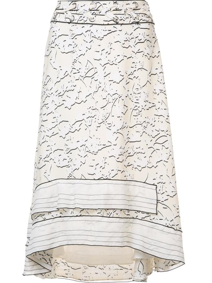 Proenza Schouler Double Vine Print Skirt