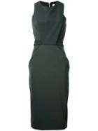 Dion Lee Utility Compact Drape Dress - Green