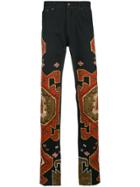 Givenchy Carpet Print Jeans - Black