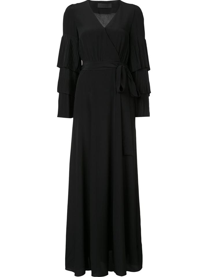 Co Pleated Tiered Dress