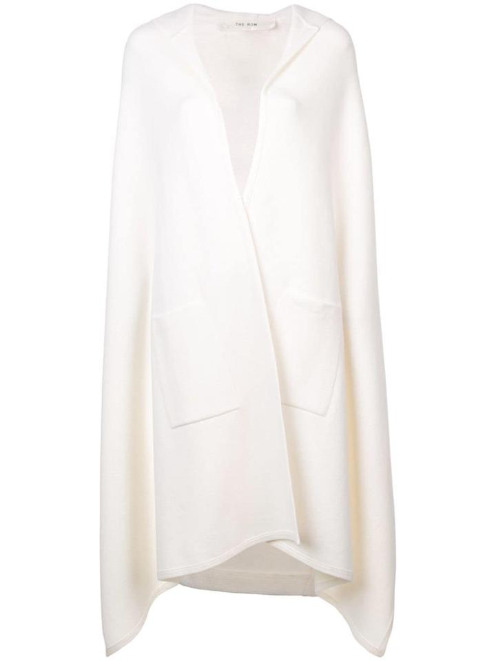 The Row Hooded Cape - White