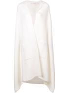 The Row Hooded Cape - White