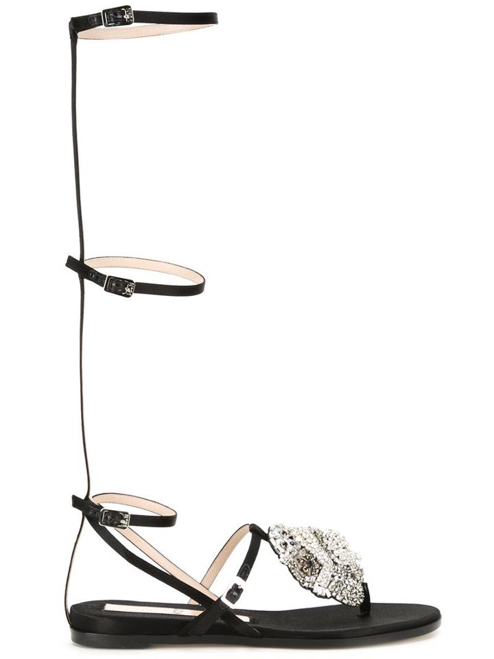No21 Embellished Gladiator Sandals