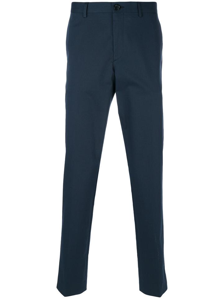 Ps By Paul Smith - Tailored Trousers - Men - Cotton/spandex/elastane - 34, Blue, Cotton/spandex/elastane
