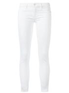 7 For All Mankind Skinny Cropped Jeans, Women's, Size: 27, White, Cotton/spandex/elastane/polyester