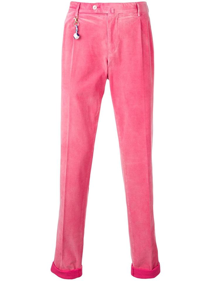 Pt01 Sharp Fit Trousers - Pink