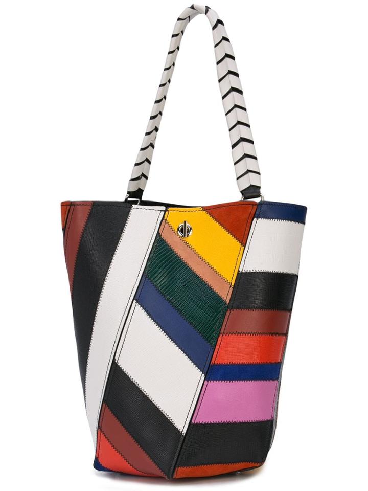 Proenza Schouler Patchwork Medium Hex Bucket Bag - Multicolour
