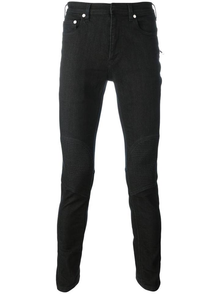 Neil Barrett Skinny Jeans, Men's, Size: 33, Black, Cotton/polyester/spandex/elastane