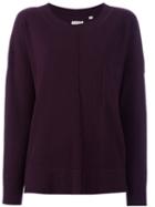 Chinti And Parker Oversize Boxy Sweater, Women's, Size: Large, Pink/purple, Cashmere