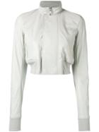 Rick Owens - Glitter Egon Jacket - Women - Cotton/cupro/viscose/ram Leather - 42, Women's, Nude/neutrals, Cotton/cupro/viscose/ram Leather