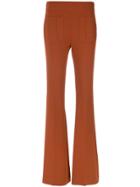 Nk Flared Trousers - Brown