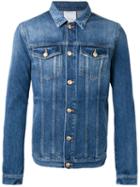 Won Hundred Fourteen Denim Jacket, Men's, Size: 52, Blue, Cotton/polyester