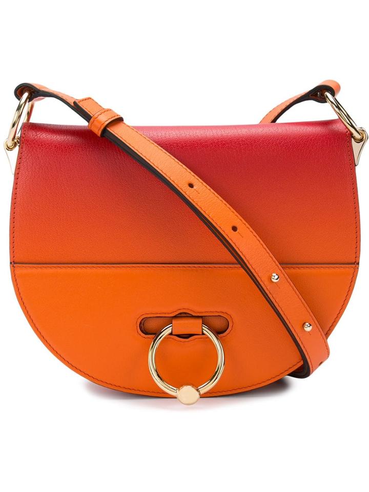 Jw Anderson Orange Latch Goatskin Cross-body Bag - Yellow