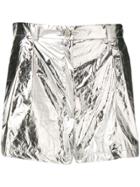 Roseanna Metallic Shorts - Silver