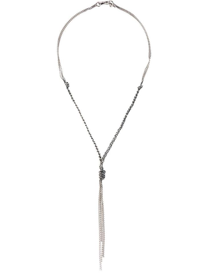 Emanuele Bicocchi Chain Lariat Necklace