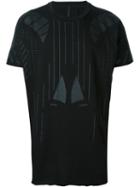 Barbara I Gongini Geometric Print T-shirt, Men's, Size: 46, Black, Cotton/modal