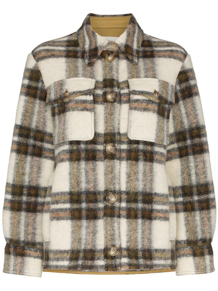 Isabel Marant Étoile Gaston Check Jacket - Brown