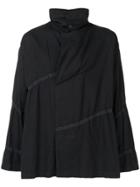 Issey Miyake Striped Lightweight Jacket - Black