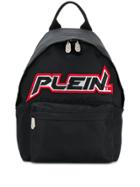 Philipp Plein Embroidered Logo Backpack - Black