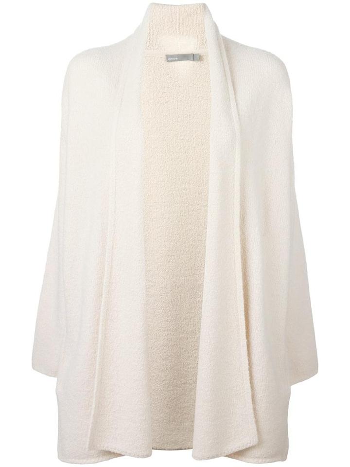 Vince Button-less Cardigan, Women's, Size: Xs, Nude/neutrals, Polyamide/wool