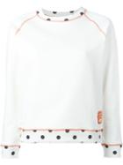 Maison Kitsuné Polka Dot Detail Sweatshirt