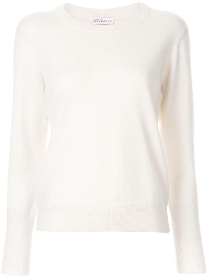 Altuzarra Cashmere Braided Jumper - White