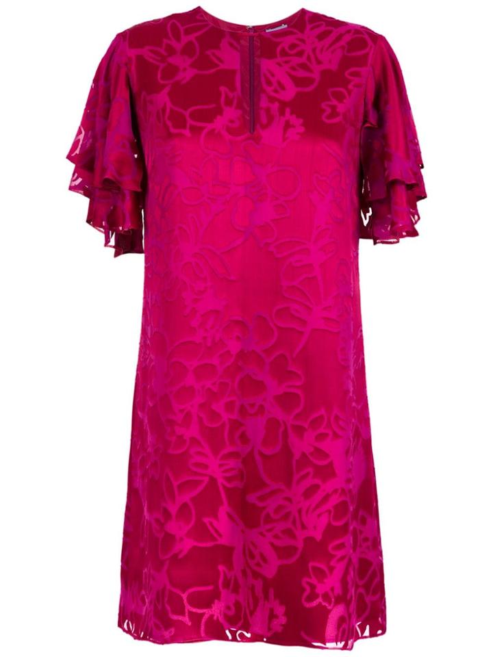 Tufi Duek Silk Shift Dress - Pink