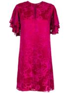 Tufi Duek Silk Shift Dress - Pink