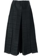 Pleats Please By Issey Miyake Wide Leg Cropped Trousers