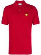 Ami Alexandre Mattiussi Polo Shirt Smiley Patch - Red