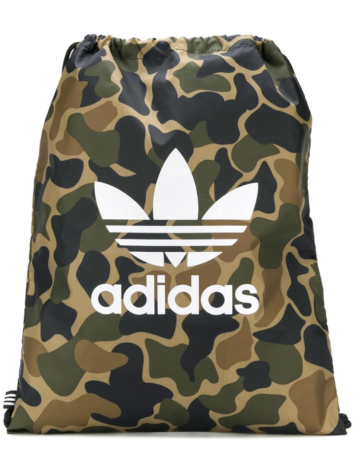 Adidas Camouflage Gym Bag - Green