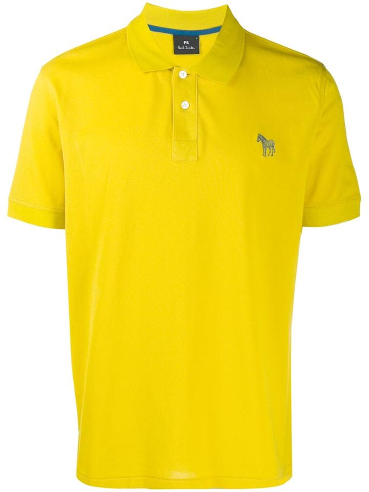 Ps Paul Smith Logo Polo Shirt - Yellow
