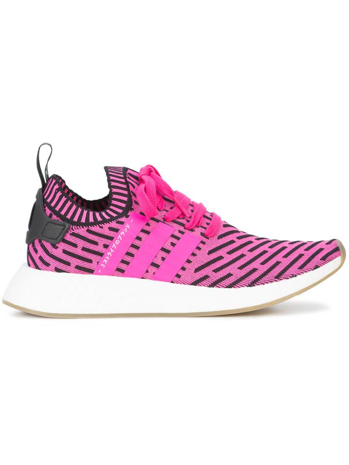 Adidas Nmd R2 Primeknit Sneakers - Pink & Purple
