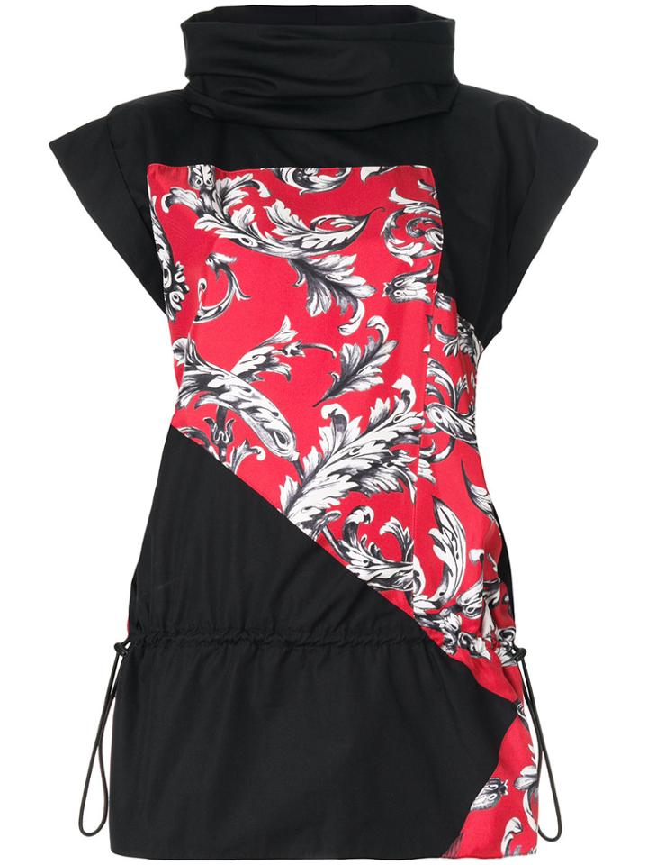 Jw Anderson Filigree Print Top - Black