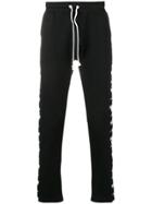Les (art)ists Logo Trim Track Pants - Black