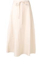 Lemaire Asymmetric Midi Skirt - Neutrals